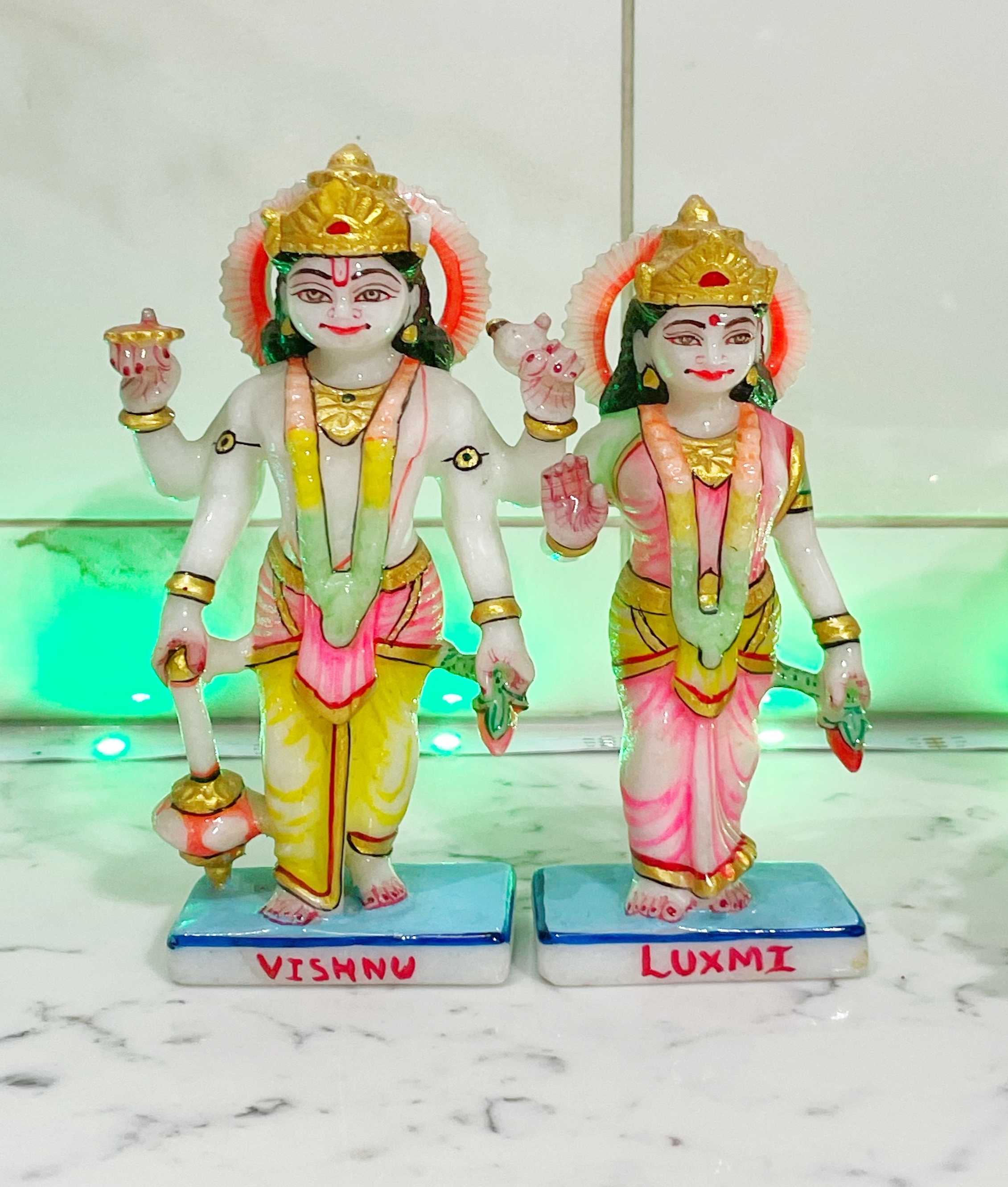 Lord Vishnu & Goddess Mahalakshmi